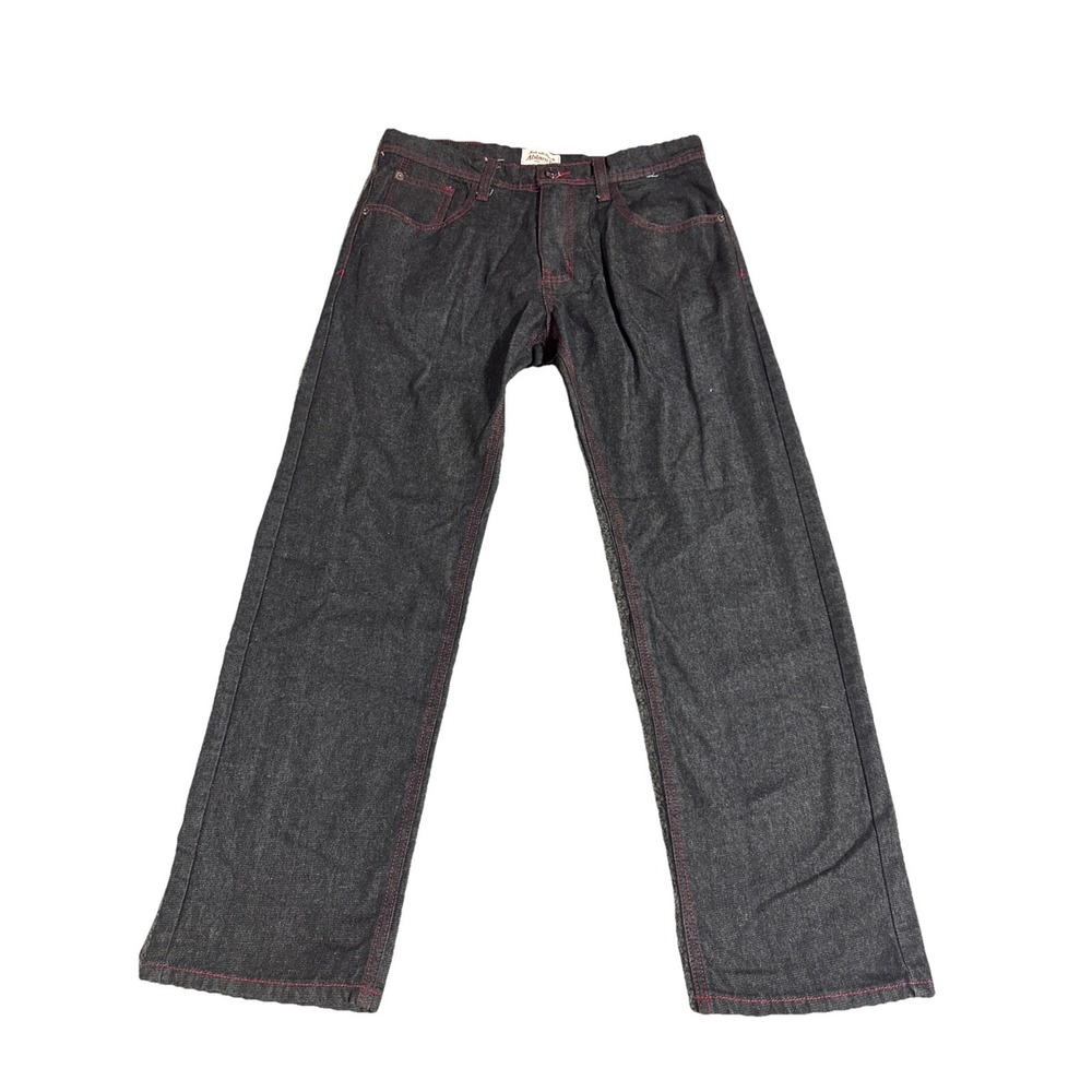 Vintage Men's Ablanche Embroidered Wide Leg Baggy Jeans  Size 32